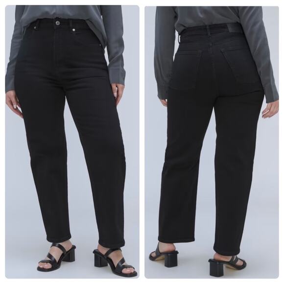 NWT Everlane Plus Size TALL The Way-High® Jean Denim Straight Leg Jeans Full Len - Picture 1 of 15